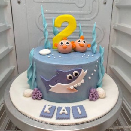 

kue ulang tahun baby Shark