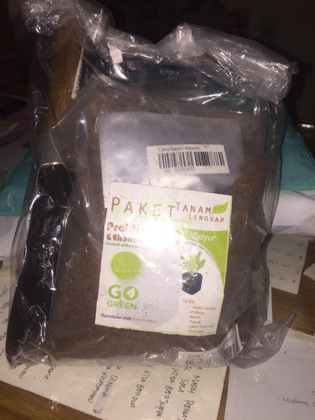 Paket Berkebun Tanam Polibag Sayuran Pg Kdr