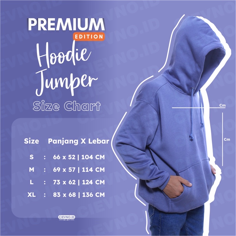 05. HOODIE JUMPER PREMIUM POLOS SIZE S - XL (INTERNASIONAL)