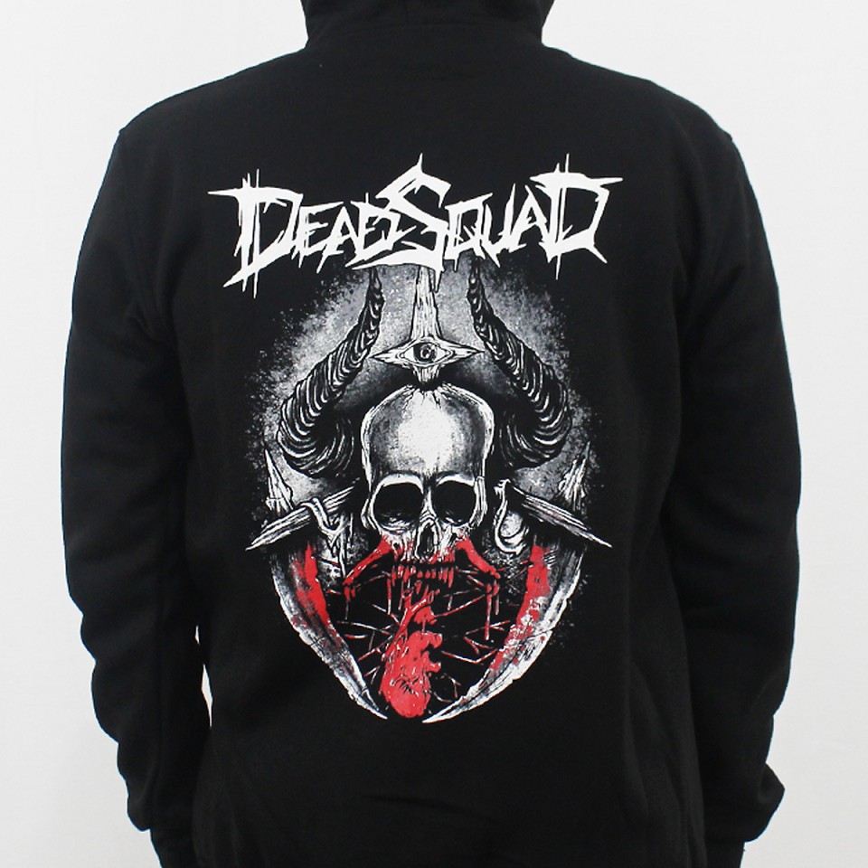 JAKET HOODIE MUSIK DEADSQUAD M L XL XXL - JAKET DEADSQUAD HEAVY METAL - JAKET UNDERGROUND DEADSQUAD