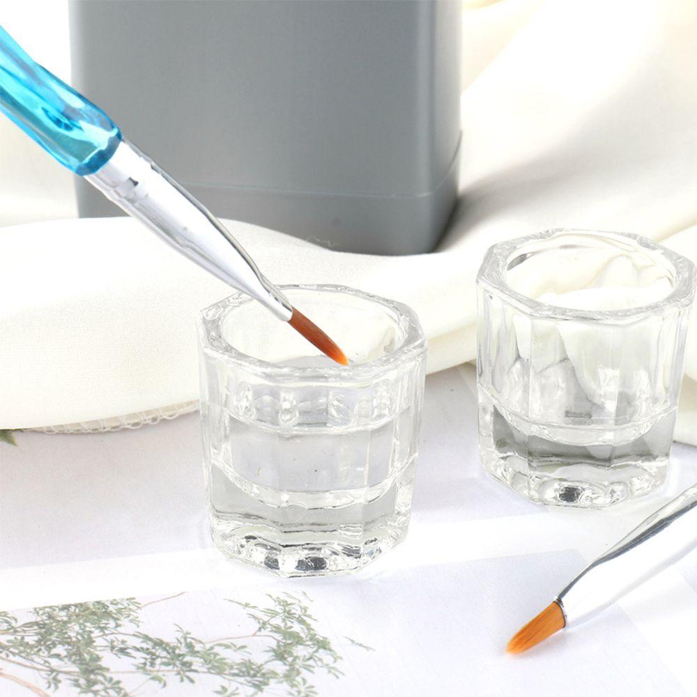 MXBEAUTY Gelas Cangkir Cairan 1PC Wadah Mixing Glassware Bubuk Octagon Cup