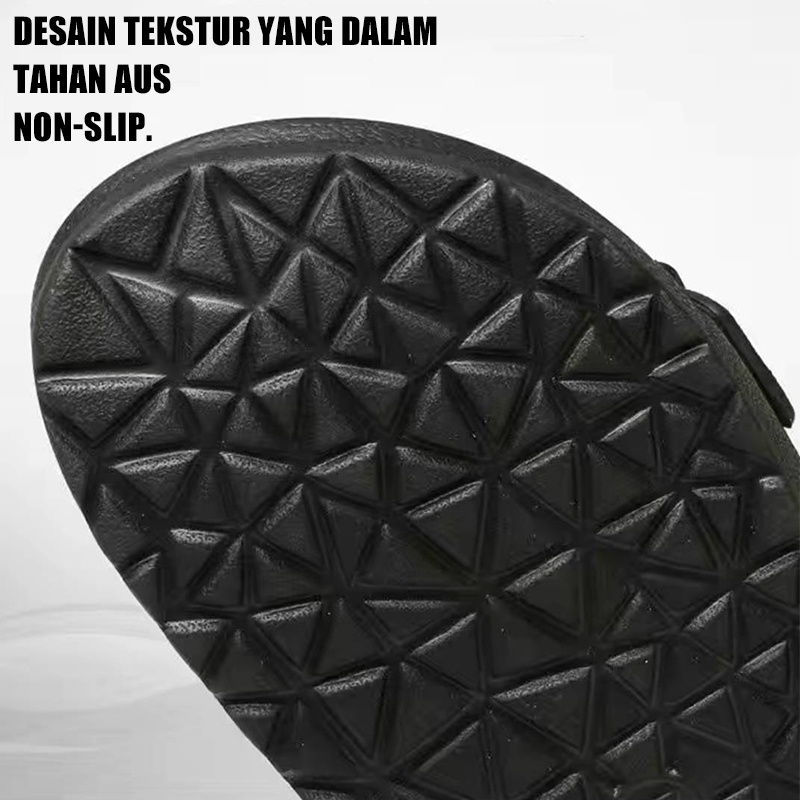 Sandal Pria Eva Sandal Santai Sandal Jepit Nyaman Sandal Cowok Jepret Sepatu 40-45 Hitam Biru Laut Hijau