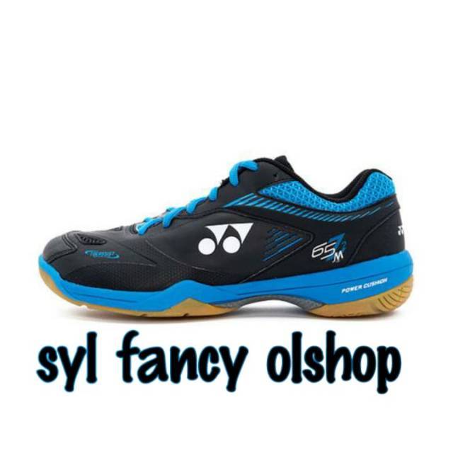 Sepatu Yonex Power Cushion Plus 65Z2 Black Blue Badminton Shoes