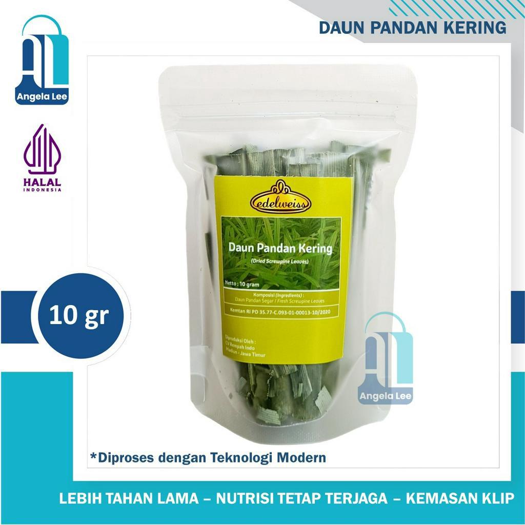 Edelweiss Daun Pandan Kering 10gr Bumbu Dapur Asli Tahan Lama