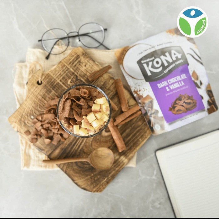 

COKELAT- KONA COCONUT CHIPS CHOCOLATE 45GRAM -COKELAT.