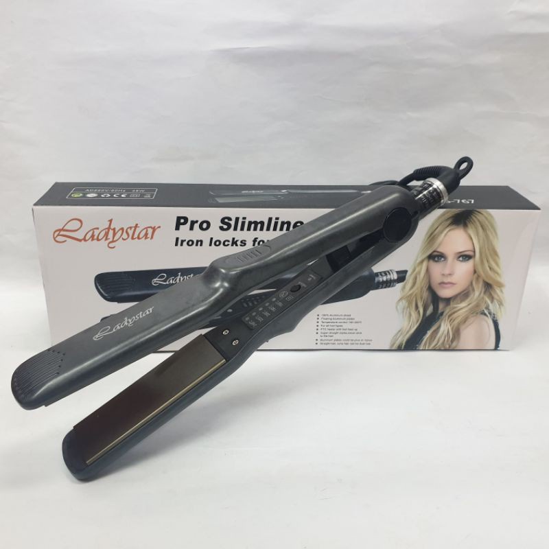 TARABABYSTORE-Ladystar Catokan Rambut Pelurus Salon Bagus Murah 2in1 Curler Kriting Blow Temperatur Suhu Ls 767