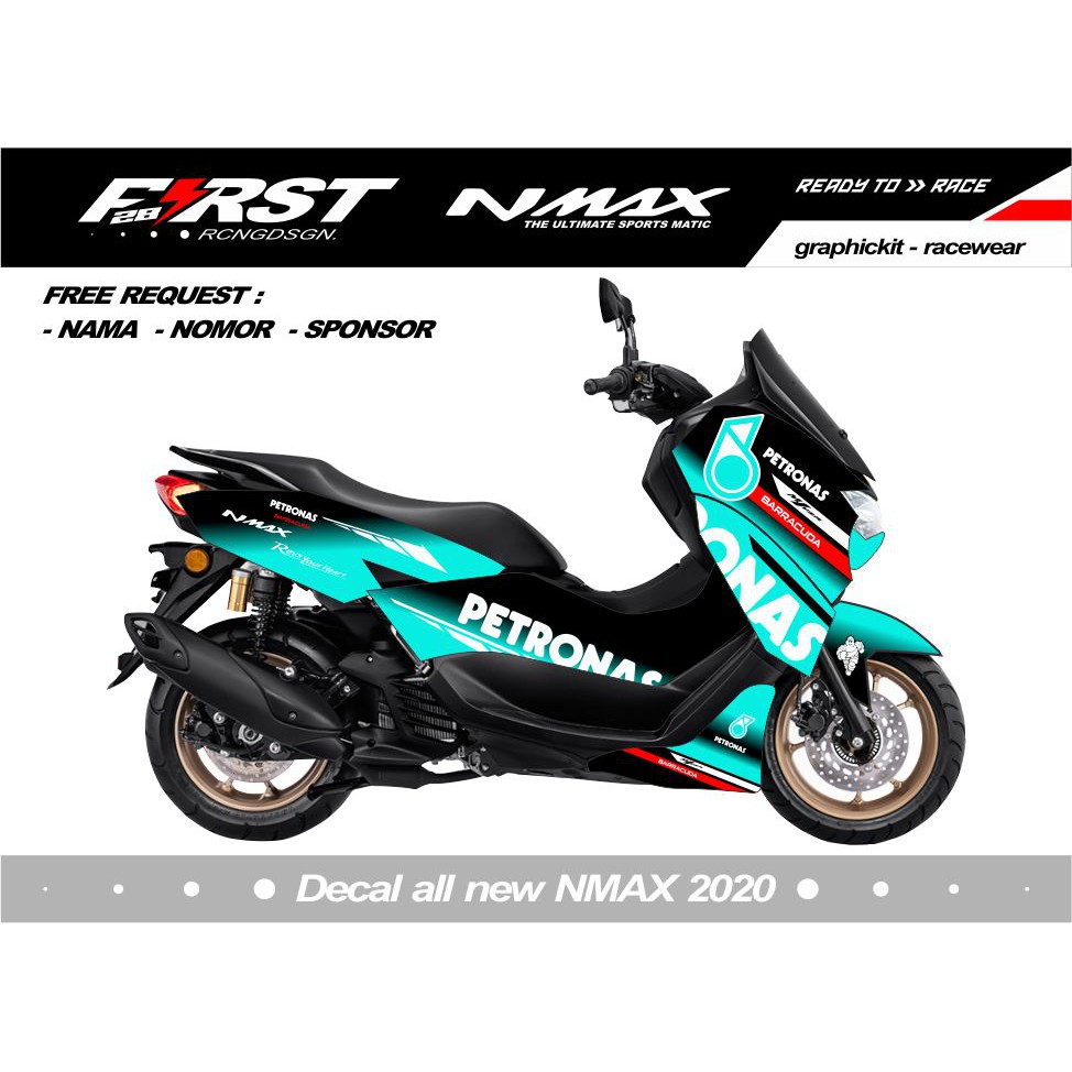Decal nmax 2020 decal stiker all new nmax petronas full body