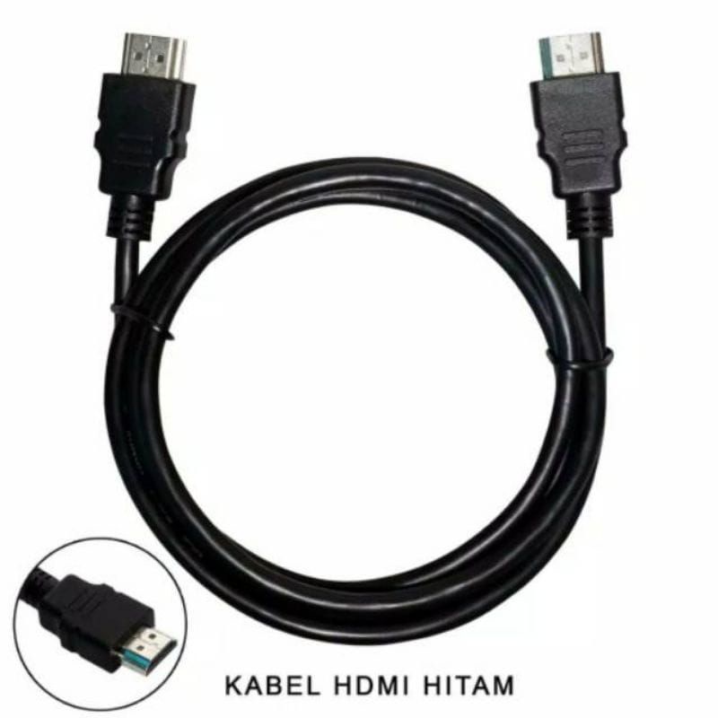 KABEL HDMI WARNA HITAM / HDMI CABLE 5 meter