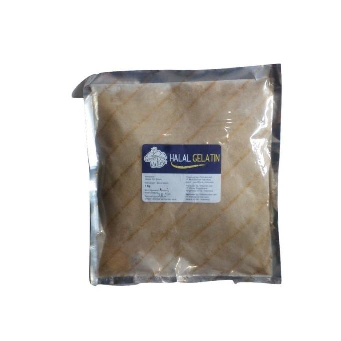 

Gelatine Powder / Gelatine Bubuk Halal Green Valley 1 kg ---NEW---