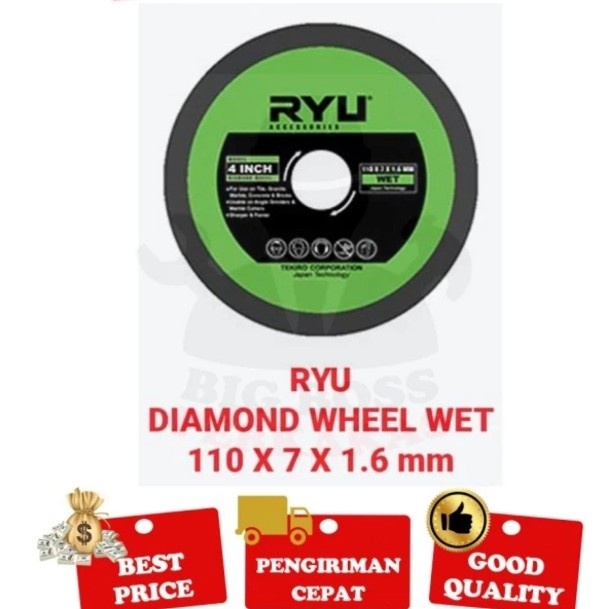 RYU Mata Gerinda Pisau Potong Keramik Basah
