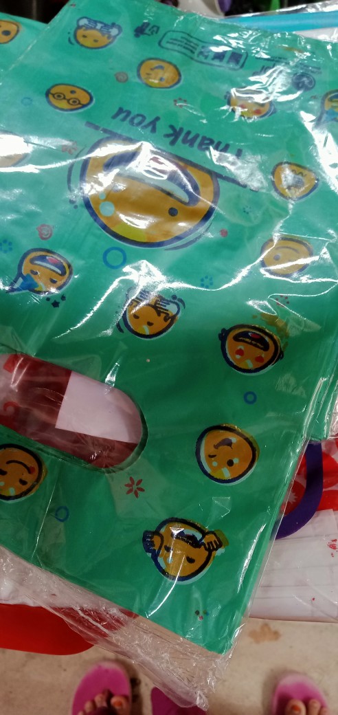 3 Pak [3 X 1 Pack] Kantong Plastik Smile Uk 15