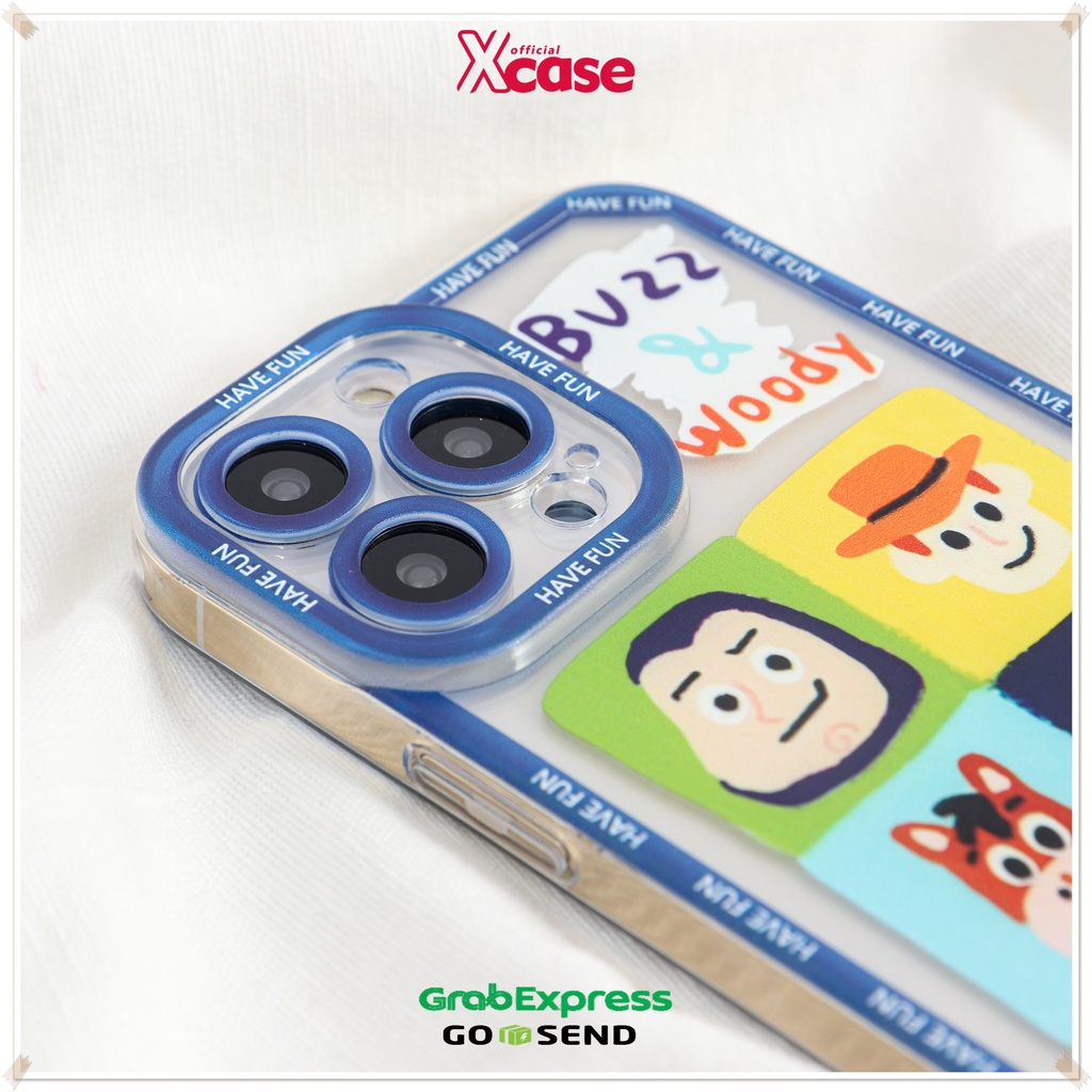 Soft Case Cartoon Snoopy and Toy Story Full Lens Cover iPhone iPhone 7 8 SE 7+ 8+ X XR XS 11 12 13 MINI PRO MAX