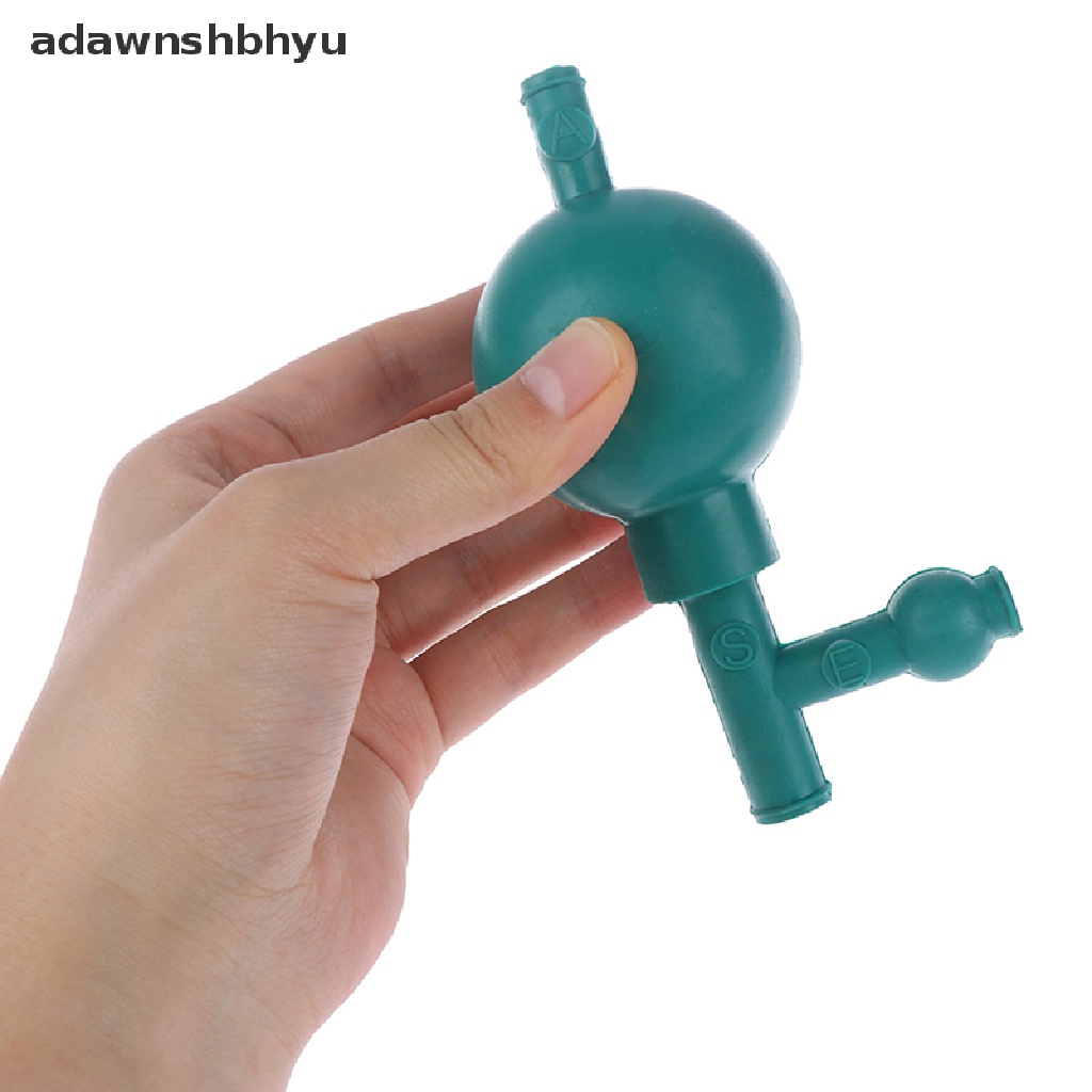 Adawnshbhyu Lab Rubber Suction Bulb Pengisi Pipet Kuantitatif Tekanan Aman Dengan 3 Klep