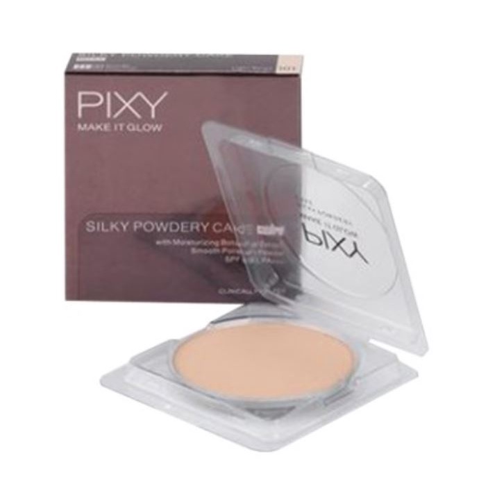 [BPOM] PIXY Make It Glow Silky Powdery Cake Refill 10g 100%ORI TWC Bedak Padat Isi Ulang