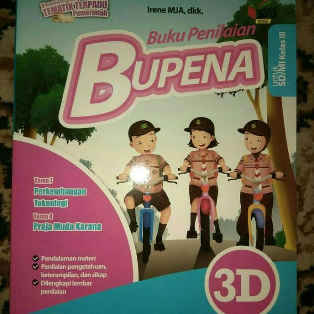 Bupena 3d Kelas 3 Sd Penerbit Erlangga Kurikulum 2013 Revisi Shopee Indonesia