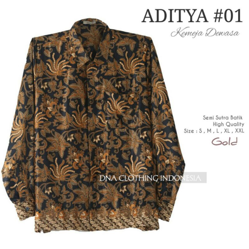 Kemeja Batik Lengan Panjang Ori DNA Clothing BTC Solo