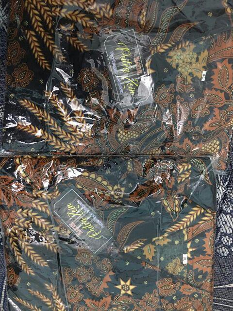 Batik Pria Lengan Panjang Batik Putra Zein Hrb026 Motif Keratonan