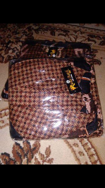 Batik Couple Keluarga Sania Ruffle Ori Ndoro Jowi Dnt
