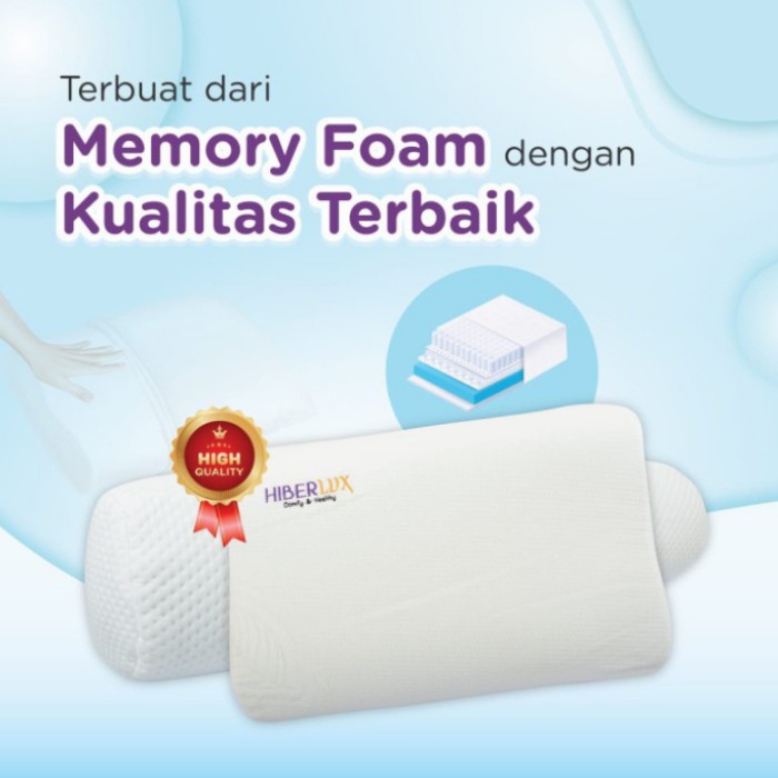 kepala-bantal- bantal contour memory foam hiberlux (bantal kesehatan) -bantal-kepala.