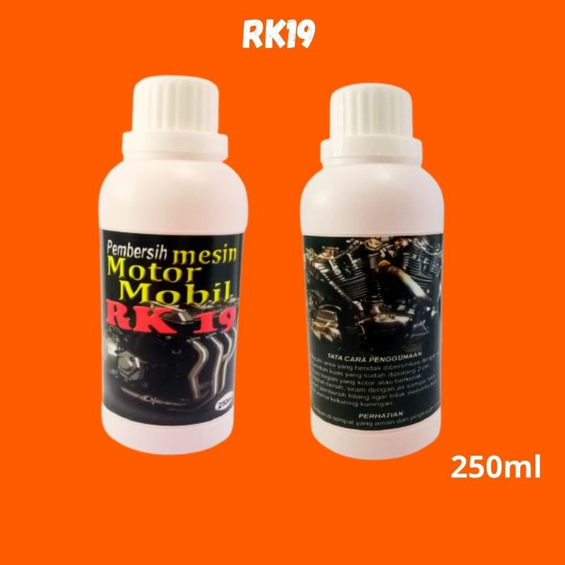 RK19 CAIRAN PEMBERSIH KERAK / KARAT BLOK MESIN MOTOR, MOBIL 250ML | PENGHILANG KERAK , KARAT MESIN, ENGINE DEGREASER PEMBERSIH KERAK