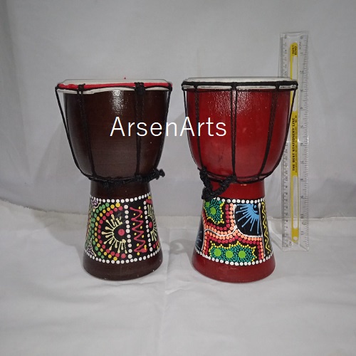 Gendang Jimbe Uk. 25 cm Kendang Djembe Alat Musik Tradisional Mainan Anak