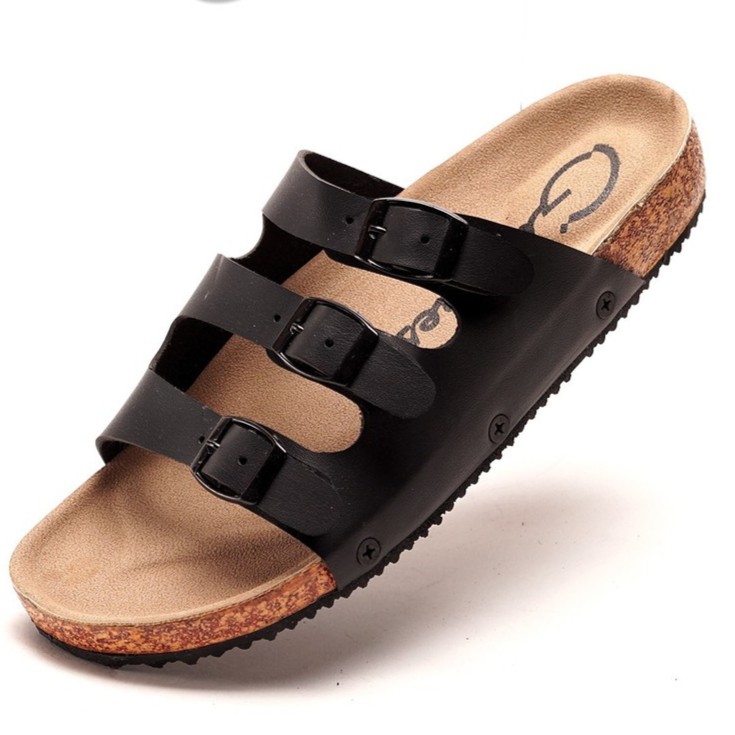  Ukuran  39 46 Sandal  Pria Korea  Fashion Ulzzang Sandalhitam 