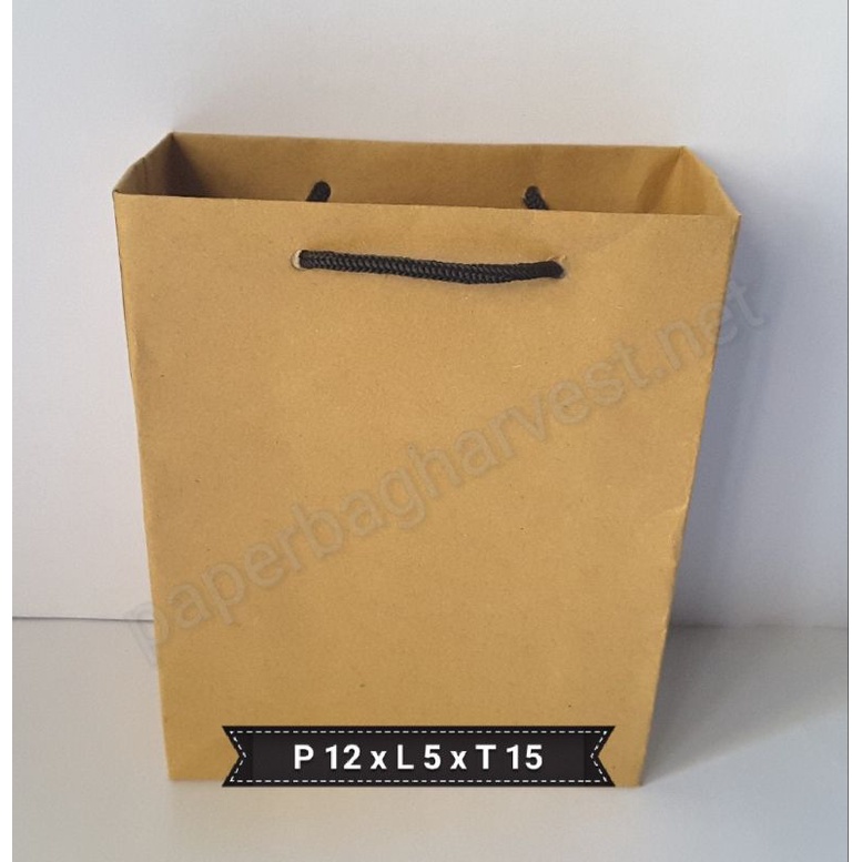 

Paperbag kecil Kraft coklat