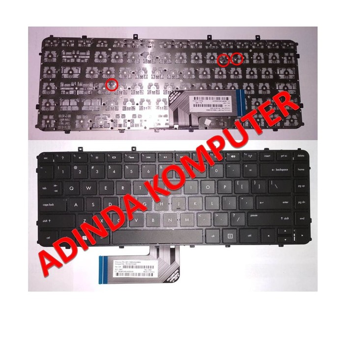 Keyboard HP ENVY 4 Envy4 ENVY-4 4-1000 4-1100 4-1200 4-1004TX 6-1000 FRAME