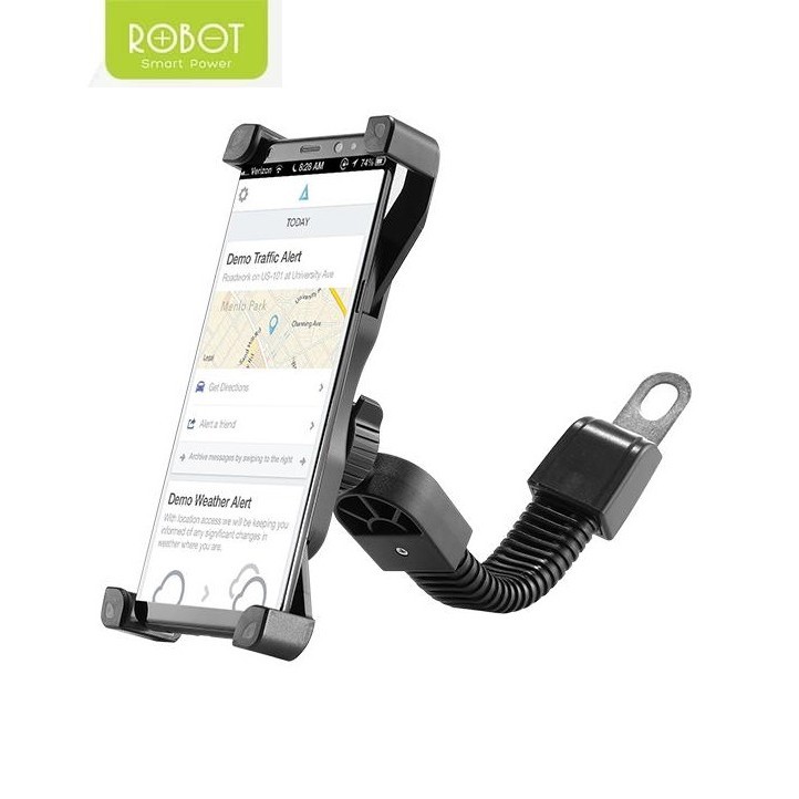 ROBOT RT-MH02 Phone Stand Car Holder Motor Holder - Garansi Resmi 1 Tahun