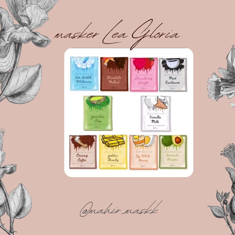 masker organik Lea Gloria 10gram