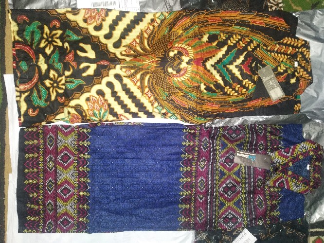 Grosir Trolistore Kemeja Batik Pria Motif Baron Kukup Pjg Lengan Panjang Seragam Batik Cowok Pria