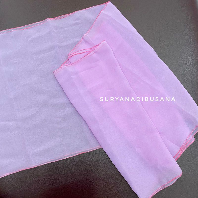 Selendang bali 2,5 m | Selendang crep cerah warna warni-1