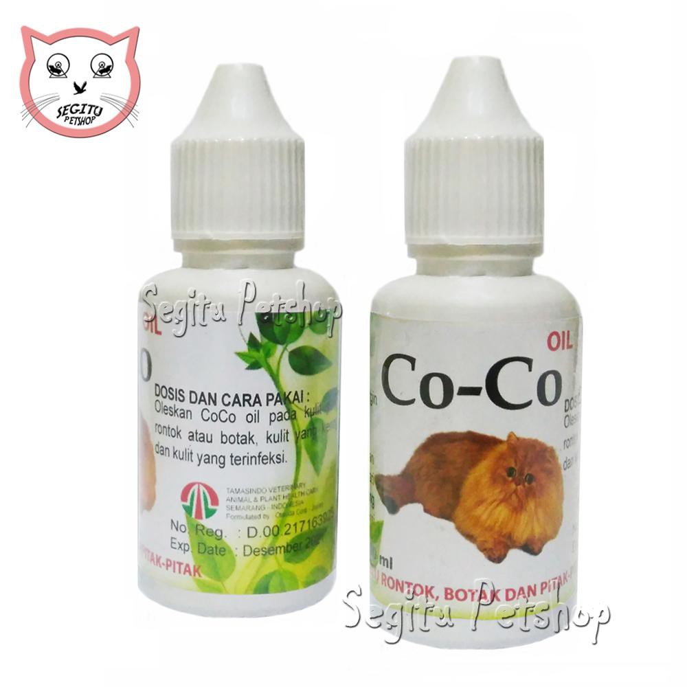 obat vitamin kucing coco oil penumbuh bulu pitak botak kucing  anjing