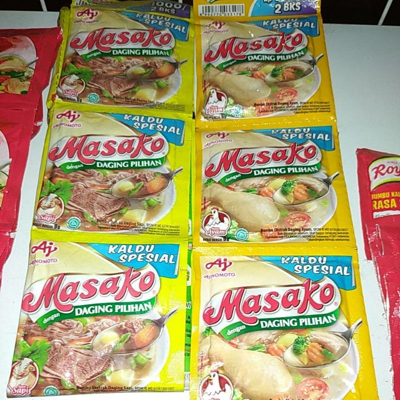 

Masako Ayam/Sapi Rencengan 9g 12pcs