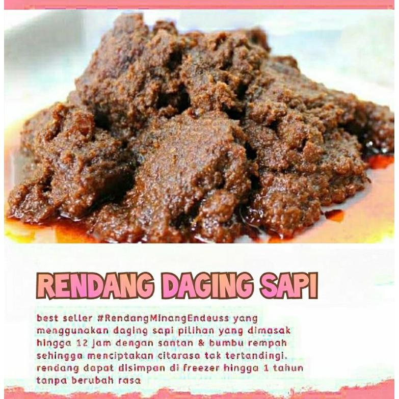 

Rendang Daging Sapi 500 Gram