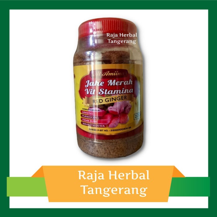 

Serbuk Jahe merah al amiinu 200 gr