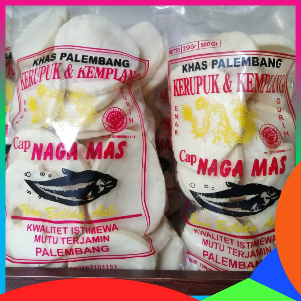 

KEMPLANG ASLI PALEMBANG NAGA MAS BULATAN BESAR PAKETAN 1 KILOGRAM KUALITAS No.01