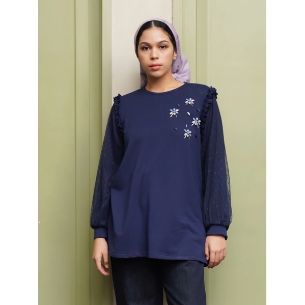 Aline Sweatshirt Navy Aleza Label
