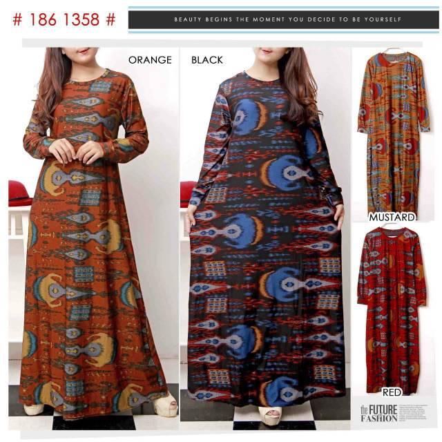 Pakaian Muslim / Gamis Denim Jumbo