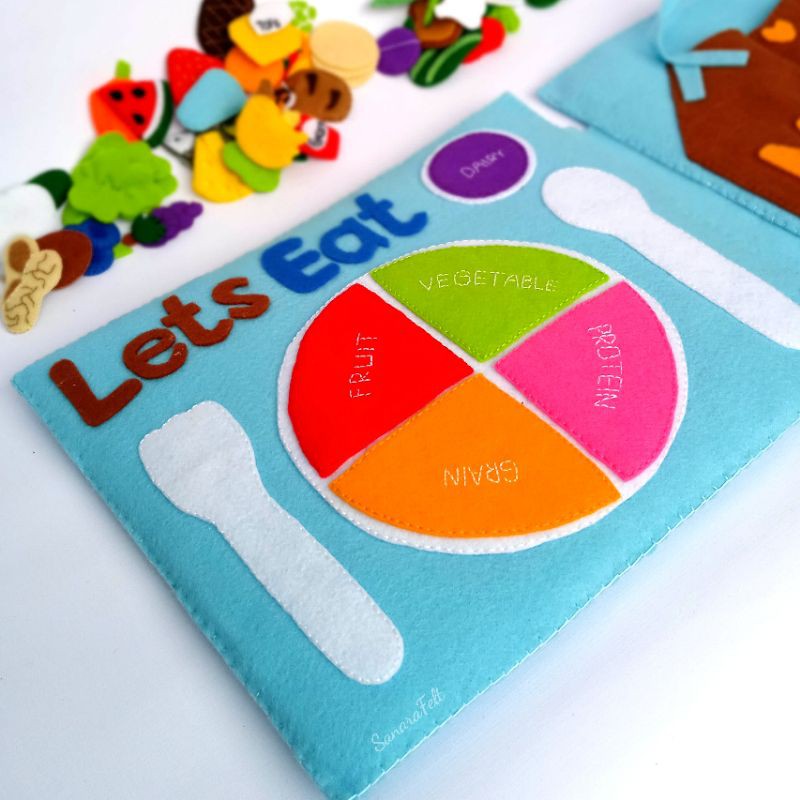Mainan Edukasi Anak Sanarafelt BUSY BOOK Flanel