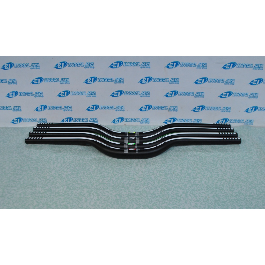Handlebar Stang Sepeda Gunung MTB Strummer Sporty Alloy New Design Taiwan Oversize 31.8 - Handle Bar