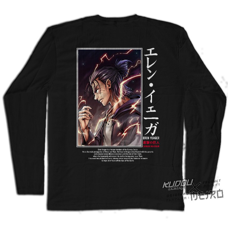 Longsleeve Eren Ultimate SNK Anime Manga AOT Shingeki No Kyojin Attack On Titan