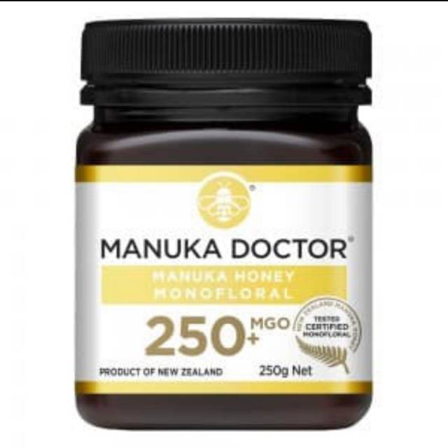 

Original New Zealand Manuka Honey, Manuka Doctor, MGO 250+, 250 gram, Monofloral