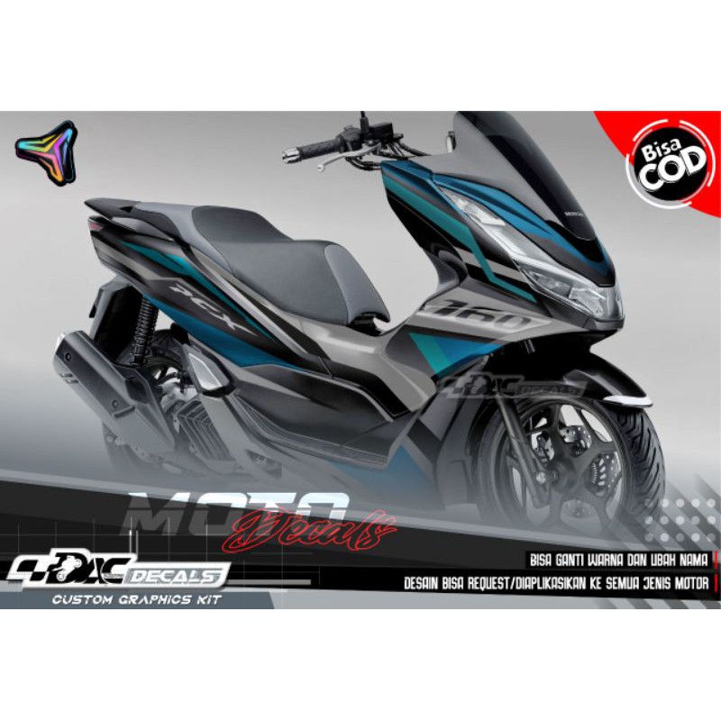DECAL NEW PCX 160CC FULL BODY GRAFIS VARIAN VARIASI WARNA 853