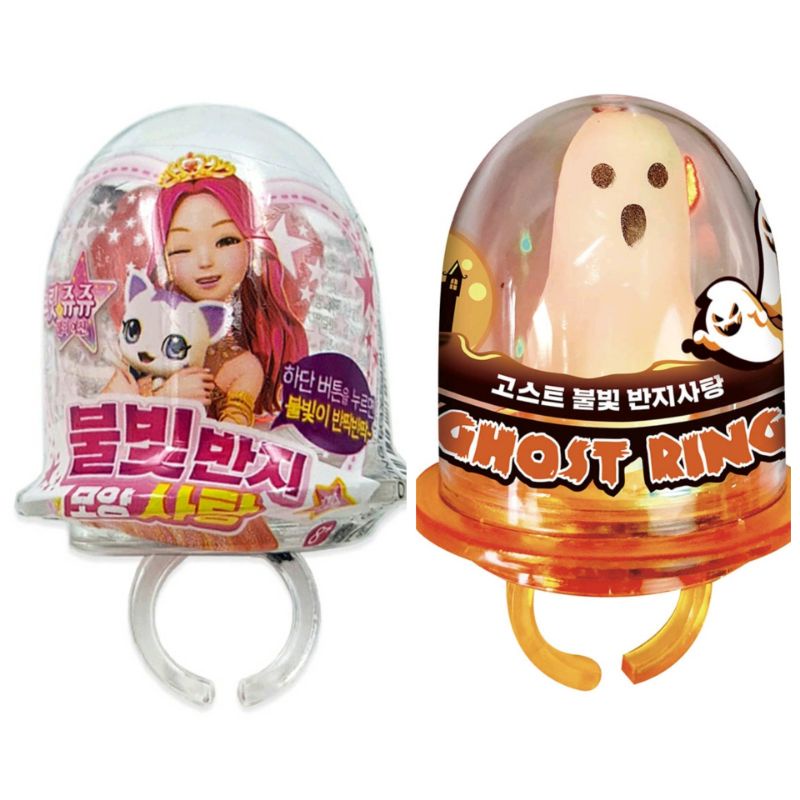 

[1 Pcs]Permen Cincin Ring Juju Korea LED Candy Korea/Magic LED/Permen Nyala