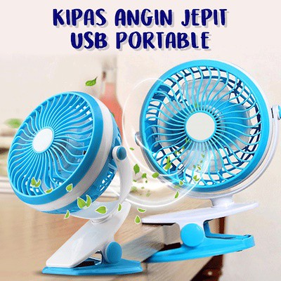 KIPAS MINI JEPITV-680 / KIPAS ANGIN MINI USB JEPIT BATRERAI CAS