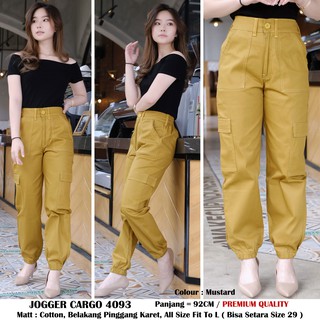 4093 JOGGER KARGO KATUN PANTS WANITA Panjang Banyak Warna 4093 JOGGER KARGO KATUN PANTS WANITA Panjang Banyak Warna