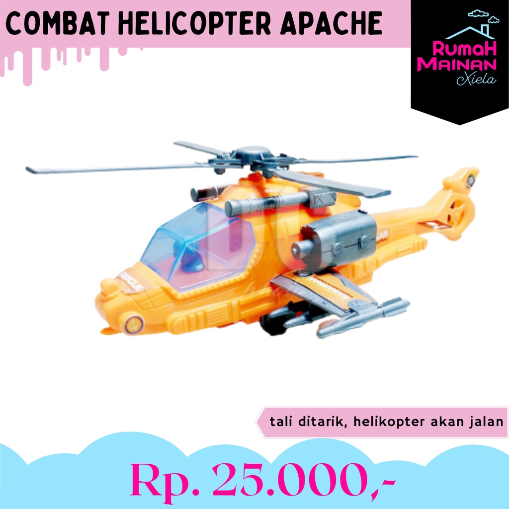 COMBAT HELICOPTER APACHE - MAINAN HELIKOPTER TARIK - BP9770