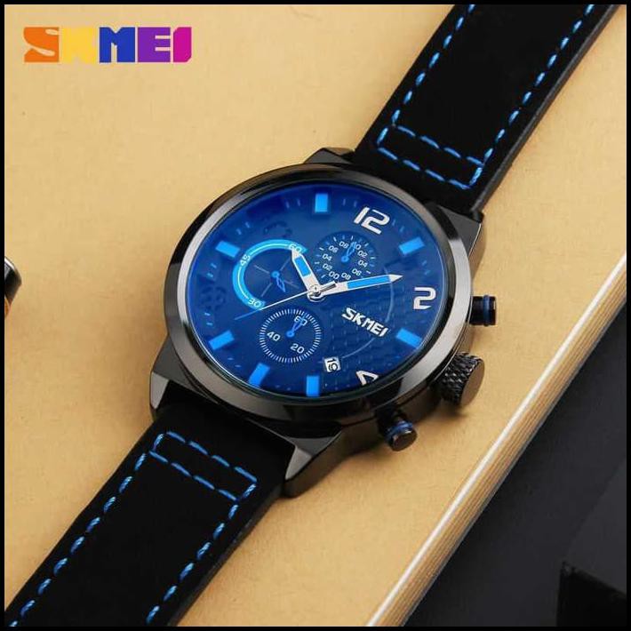 NOTED ASLI JAM TANGAN KULIT SKMEI JAM TANGAN ANALOG PRIA WANITA CASUAL 