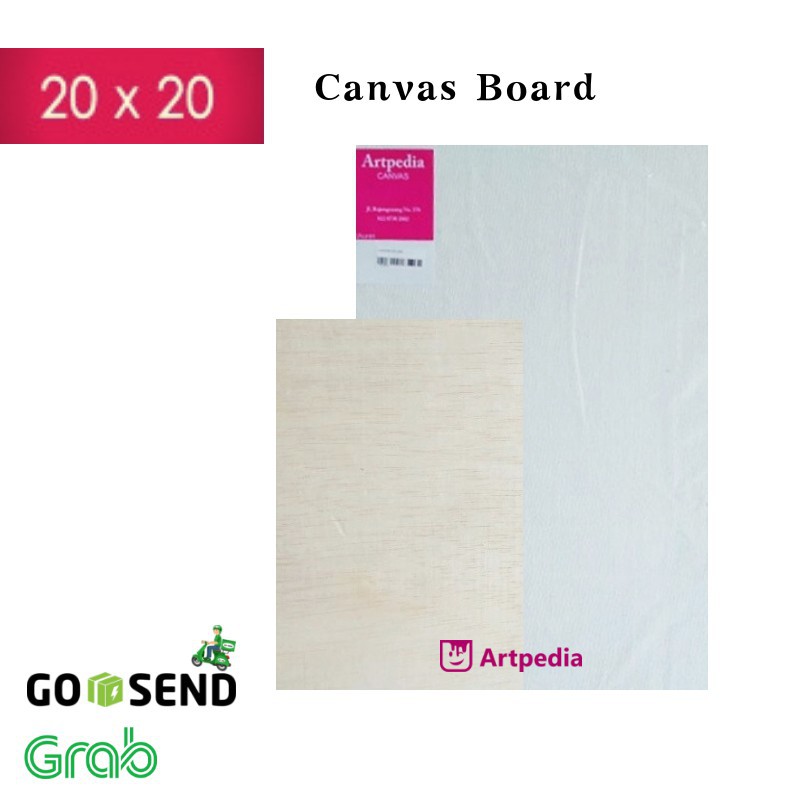 

Kanvas Board /Kanvas pipih 20X20 cm / Canvas Board 20 x 20 cm - Termurah Terlaris